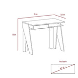 Escritorio Manet Rovere 91 cm con Cajón y Entrepaño - Escritorios y Archivadores | Bylmo