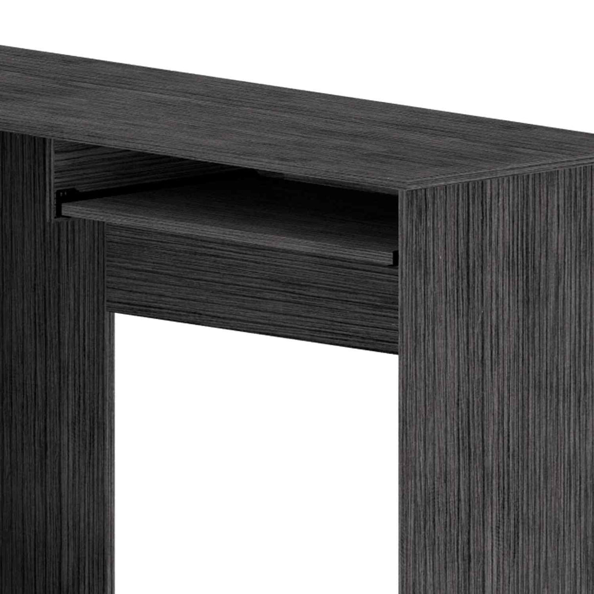 Escritorio en L Mix Roble Gris 120x77cm Con Un Cajón - Escritorios | Bylmo