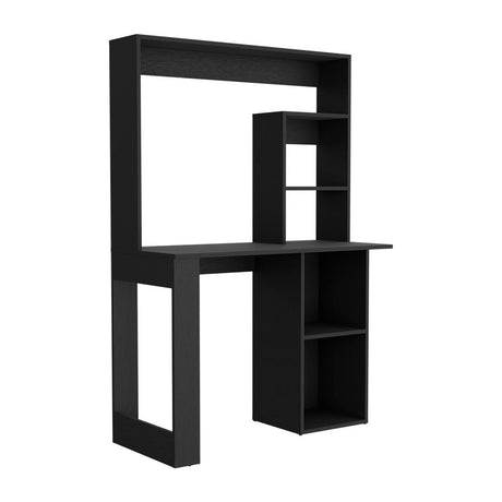 Escritorio Wengue 99x148cm sin Cajones y con Organizador de Libros - Escritorios | Bylmo