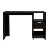 Escritorio Office 12 Wengue 110 cm con Cajón y Entrepaños - Escritorios y Archivadores | Bylmo