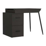 Escritorio Office Conect 90 Wengue 93 cm con Puertas y Cajones - Escritorios y Archivadores | Bylmo