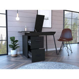Escritorio Office Conect 90 Wengue 93 cm con Puertas y Cajones - Escritorios y Archivadores | Bylmo