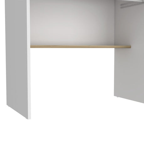 Escritorio Ohio Blanco 80 cm con Un Cajón y Entrepaños - Escritorios | Bylmo