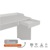 Escritorio Slim Blanco 113 cm con Cajón - Escritorios y Archivadores | Bylmo
