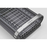 Escurridor para Vajillas Rectangular Crisa Grafito 10 cm con Portacubiertos Compacto - Utensilios y Accesorios | Bylmo