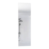 Espejo de Baño Amalfi Plateado 38x130cm Rectangular con Biselado - Espejos Decorativos | Bylmo