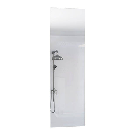 Espejo de Baño Amalfi Plateado 38x130cm Rectangular con Biselado - Espejos Decorativos | Bylmo