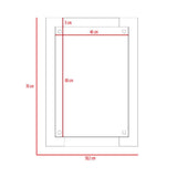 Espejo Elis Rectangular 50 cm - Espejos de Baño | Bylmo
