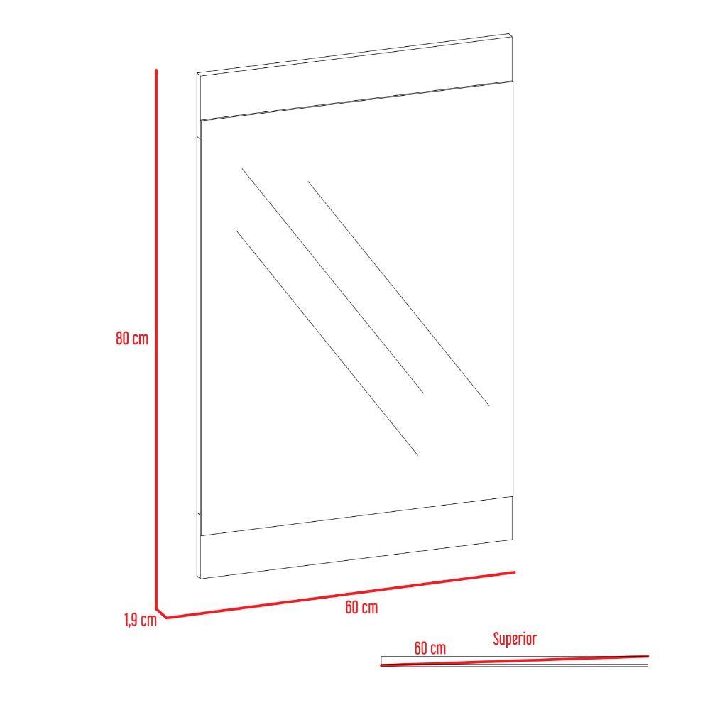 Espejo Kirov Rectangular 60 cm - Espejos de Baño | Bylmo