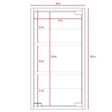 Espejo de Baño Merlo Rectangular 30 cm - Espejos de Baño | Bylmo