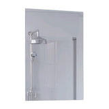 Espejo de Baño Bolonia Plateado 40x60cm Rectangular con Biselado - Espejos de Baño | Bylmo