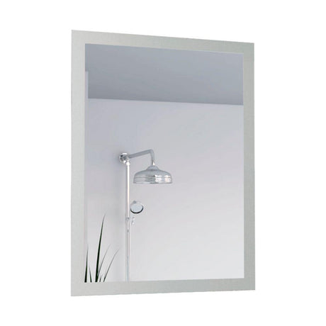 Espejo de Baño Catania Plateado 60x80cm Rectangular con Biselado - Espejos de Baño | Bylmo