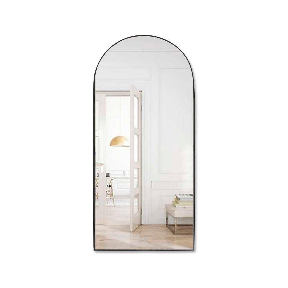 Espejo de Pared Ibiza Dorado 40x80cm Arco Superior con Marco Metalico - Espejos Decorativos | Bylmo