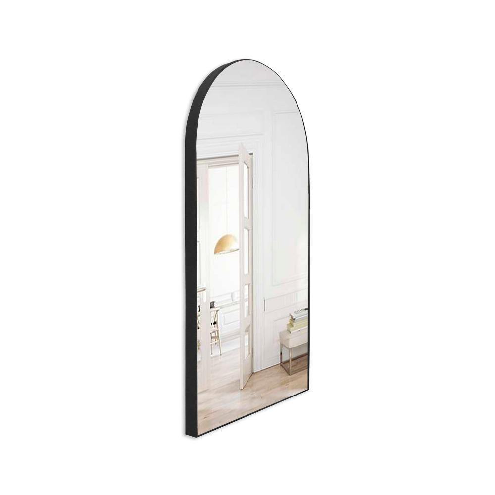 Espejo de Pared Ibiza Dorado 40x80cm Arco Superior con Marco Metalico - Espejos Decorativos | Bylmo