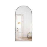 Espejo de Pared Ibiza Dorado 40x80cm Arco Superior con Marco Metalico - Espejos Decorativos | Bylmo