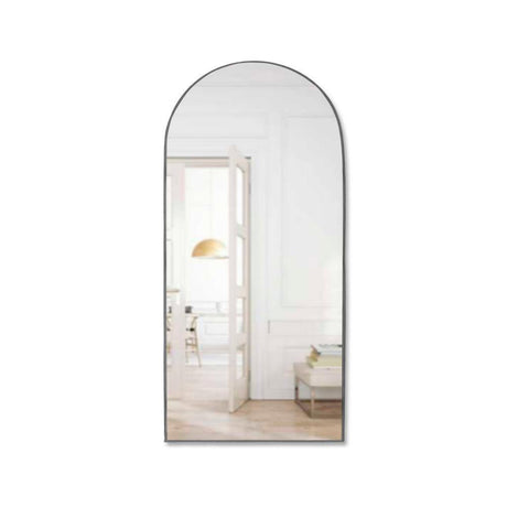 Espejo de Pared Ibiza Dorado 40x80cm Arco Superior con Marco Metalico - Espejos Decorativos | Bylmo
