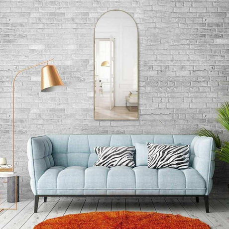 Espejo Ibiza Rectangular 45 cm Dorado - Espejos Decorativos | Bylmo
