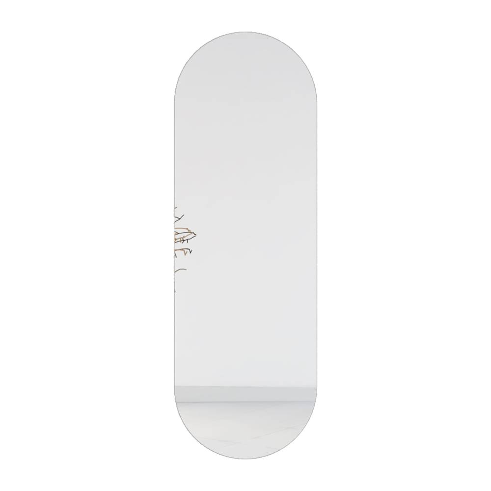 Espejo de Baño Lucerna Plateado 40x120cm Ovalado con Biselado - Espejos Decorativos | Bylmo