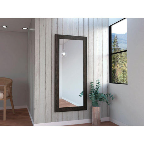 Espejo de Pared Marsala Plateado 60x120cm Rectangular con Marco En Madera - Espejos Decorativos | Bylmo