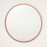 Espejo Olivar Redondo 100 cm Oro rosa - Espejos Decorativos | Bylmo