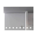 Espejo de Baño Osirirs Plateado 95x75cm Rectangular y con Iluminiación Led - Espejos de Baño | Bylmo