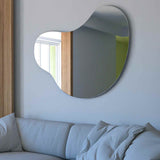 Espejo de Pared Otto Plateado 110x90cm Asimetrico sin Marco - Espejos Decorativos | Bylmo