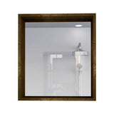 Espejo de Baño Parma Cafe 53.6x63.6cm Cuadrado y con Marco En Madera - Espejos de Baño | Bylmo
