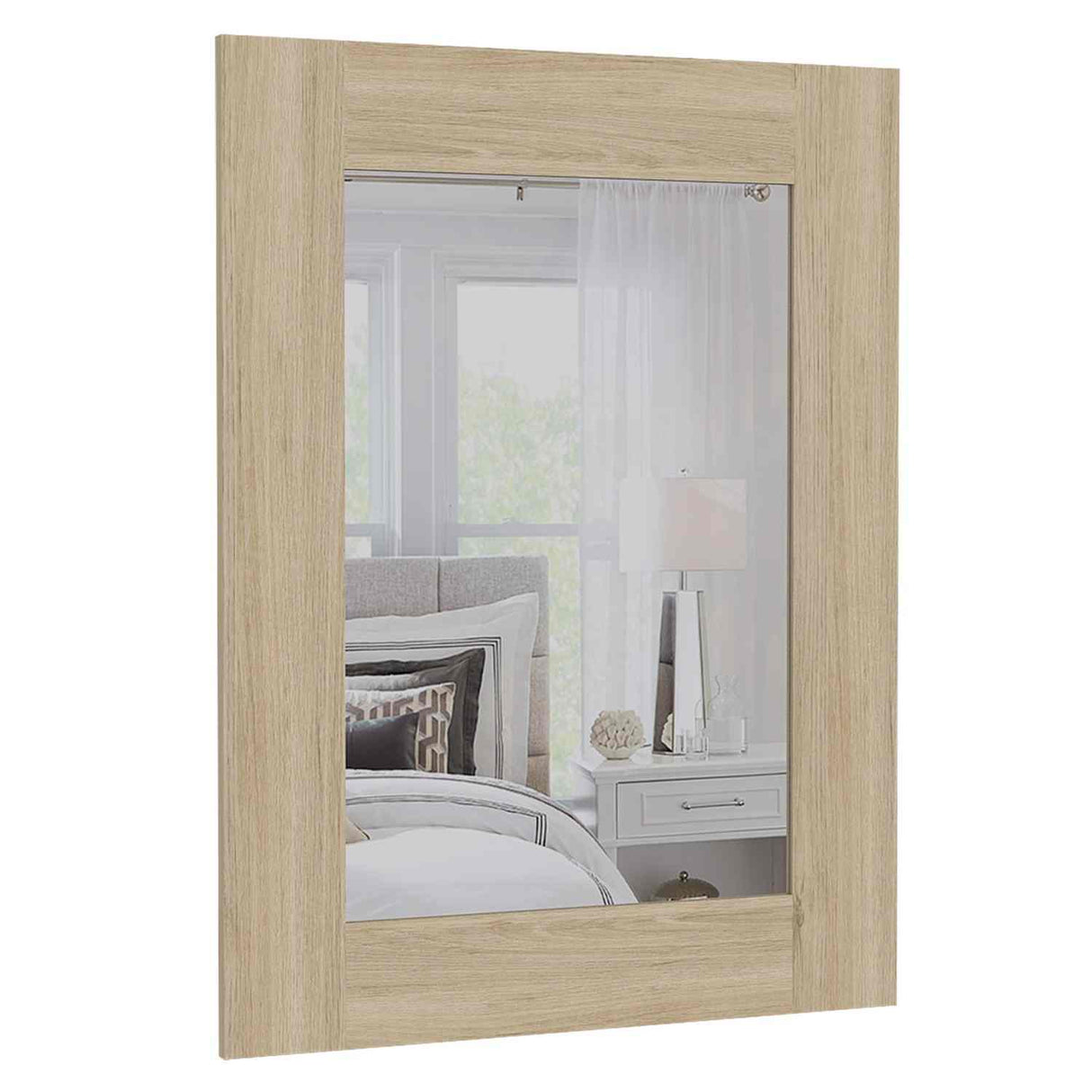Espejo de Pared Perla Rovere 60x80cm Rectangular con Marco En Madera - Espejos Decorativos | Bylmo