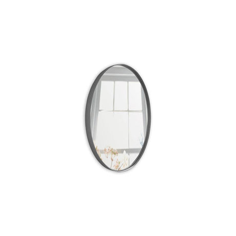 Espejo de Pared Osaka Negro 40x40cm Redondo con Marco Metalico - Espejos Decorativos | Bylmo