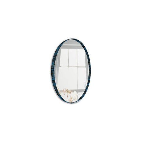 Espejo de Pared Osaka Negro 40x40cm Redondo con Marco Metalico - Espejos Decorativos | Bylmo