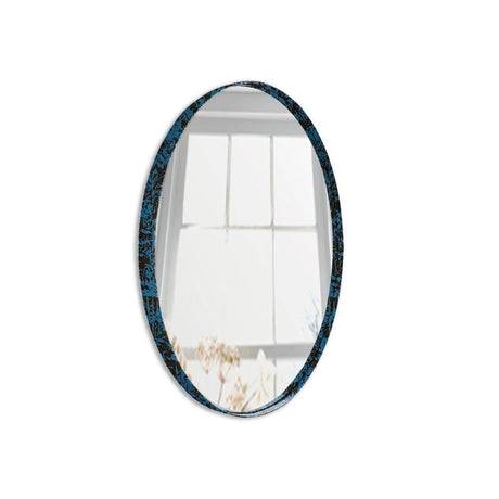 Espejo de Pared Negro 60x60cm Redondo con Marco Metalico - Espejos Decorativos | Bylmo