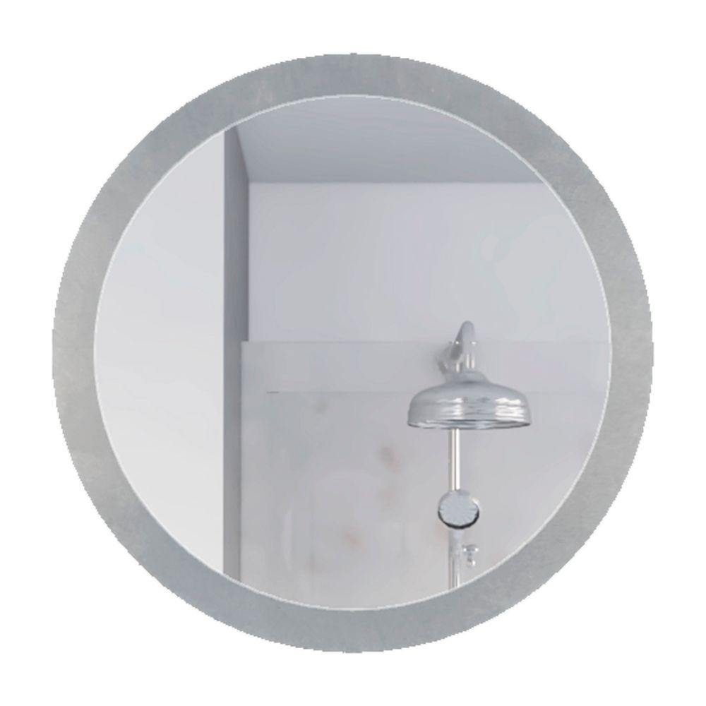 Espejo de Baño Venezia Plateado 50x50cm Redondo con Biselado - Espejos de Baño | Bylmo