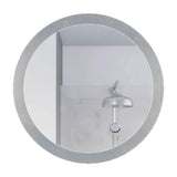 Espejo de Baño Venezia Plateado 50x50cm Redondo con Biselado - Espejos de Baño | Bylmo