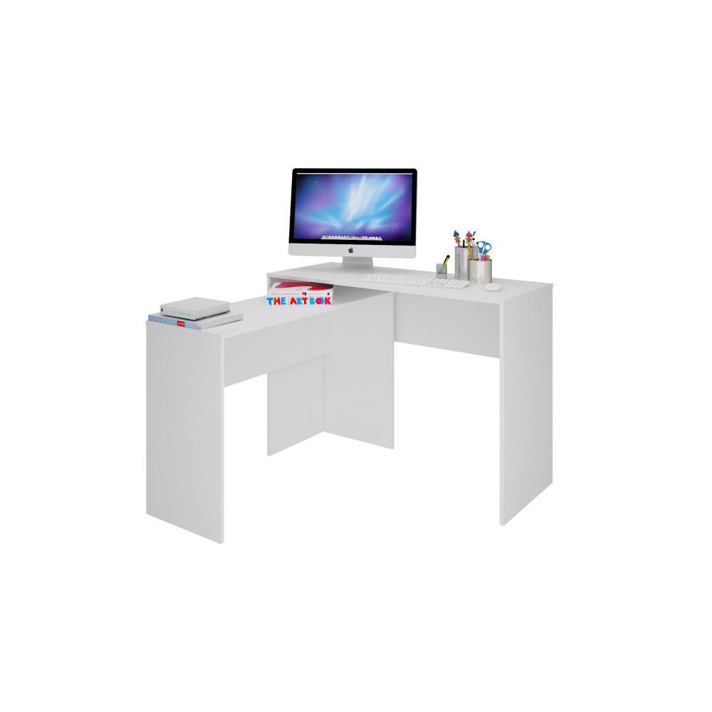 Escritorio en L Nice Blanco 110 cm Minimalista - Escritorios y Archivadores | Bylmo