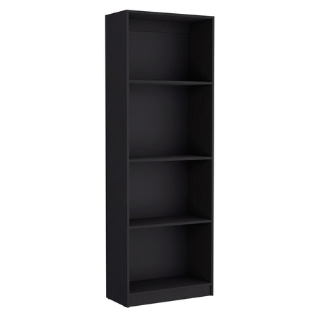 Estantería Home Wengue 63x181cm con Cuatro Compartimientos - Bibliotecas y Estanterías | Bylmo