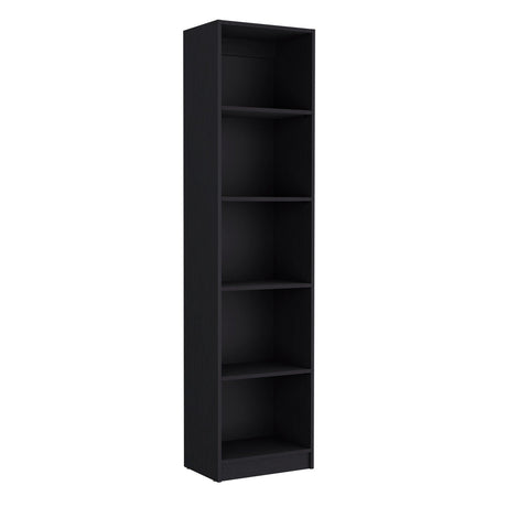 Estantería Home Wengue 45x181cm con Cinco Compartimientos - Bibliotecas y Estanterías | Bylmo