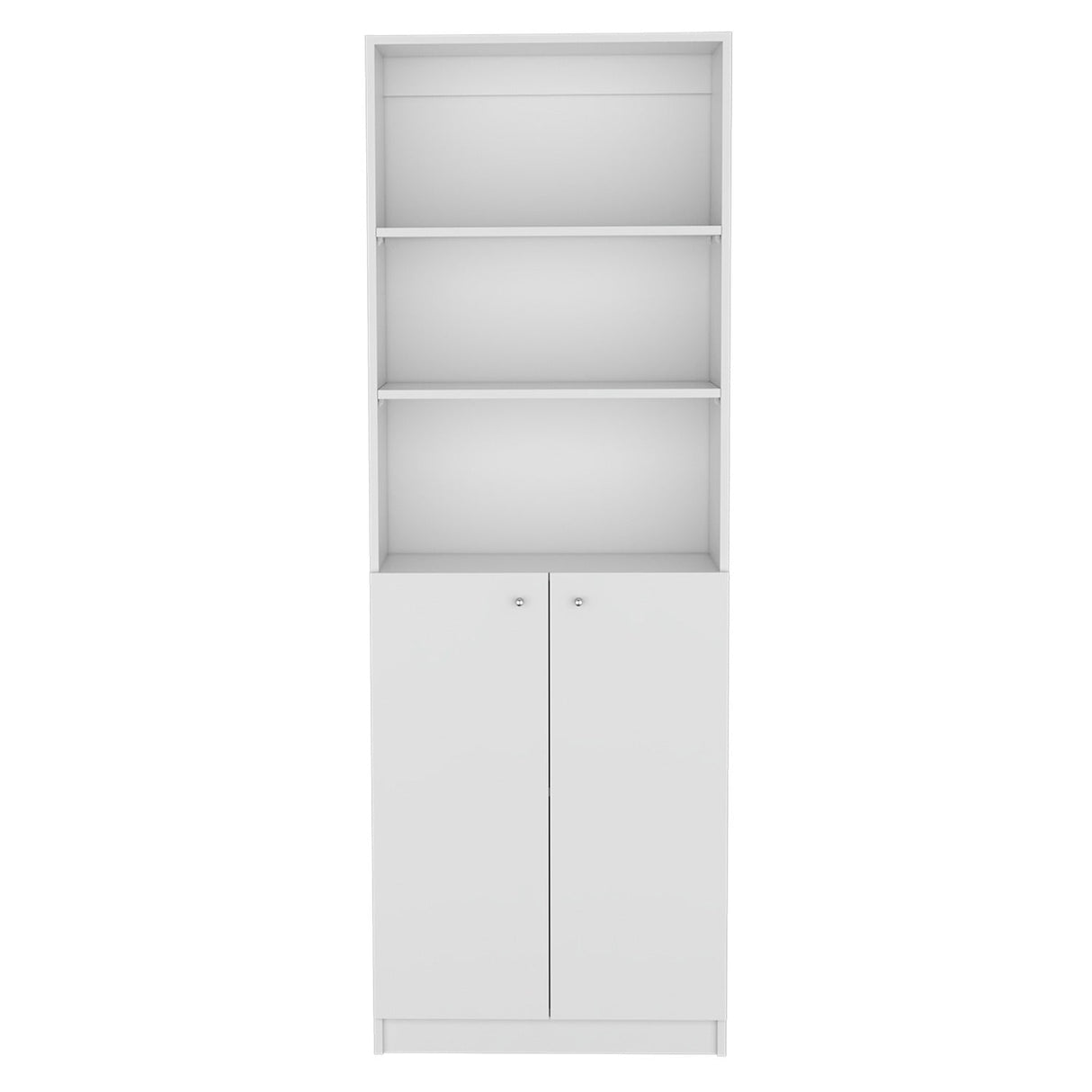Estantería Home Blanco 62.8x180.6cm con Tres Compartimientos y con Un Cajón - Bibliotecas y Estanterías | Bylmo