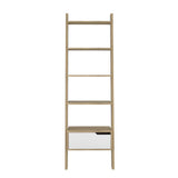 Biblioteca Escalera Oslo Duna 56 cm con Cajón y Entrepaños - Bibliotecas | Bylmo
