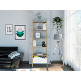Biblioteca Escalera Oslo Duna 56 cm con Cajón y Entrepaños - Bibliotecas | Bylmo