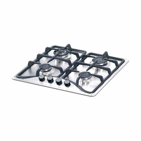 Estufa de Empotrar Challenger Acero 59x51cm de Cuatro Quemadores Para Gas Natural - Electrodomesticos | Bylmo