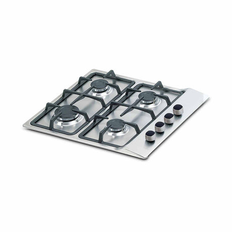 Estufa de Empotrar Challenger Acero 59x51cm de Cuatro Quemadores - Electrodomesticos | Bylmo