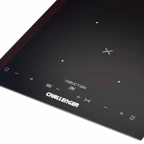 Estufa de Inducción para Empotrar Challenger Negro 30x52cm de Dos Quemadores - Electrodomesticos | Bylmo