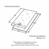 Estufa de Inducción para Empotrar Challenger Negro 30x52cm de Dos Quemadores - Electrodomesticos | Bylmo