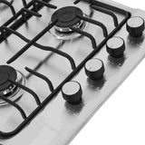 Estufa de Empotrar Challenger Acero 44x59cm de Cuatro Quemadores - Electrodomesticos | Bylmo