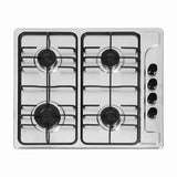 Estufa de Empotrar Challenger Acero 51x59cm de Cuatro Quemadores - Electrodomesticos | Bylmo