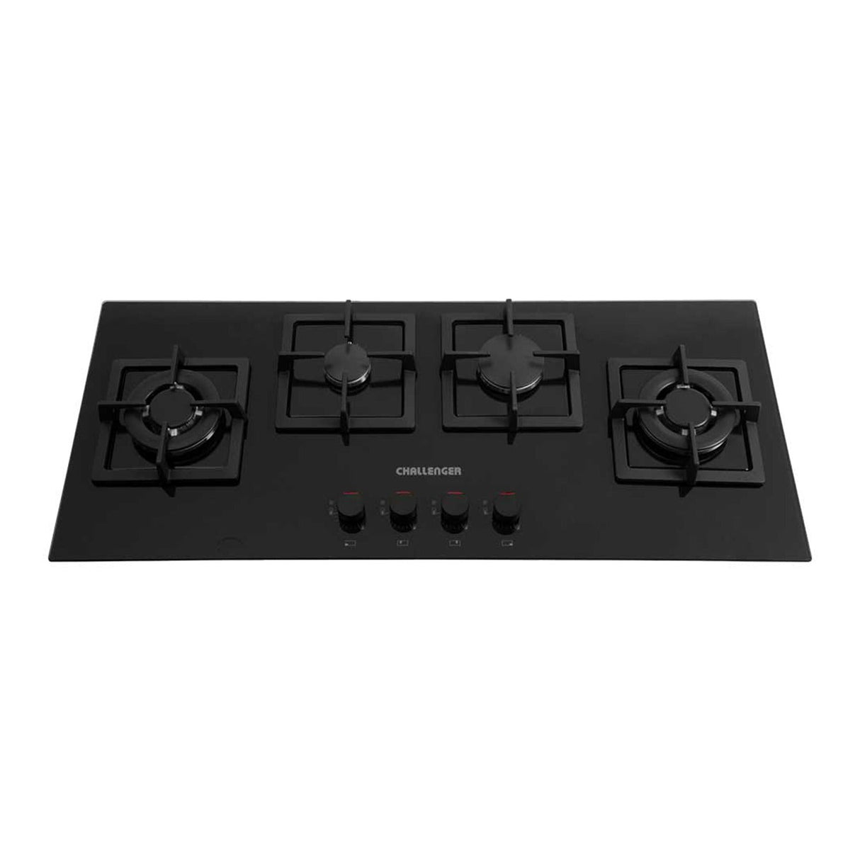 Estufa de Empotrar Challenger Negro 100x43cm de Cuatro Quemadores - Electrodomesticos | Bylmo