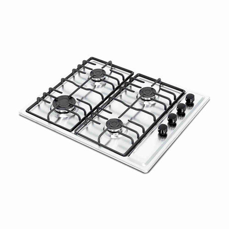 Estufa de Empotrar Challenger Acero 53x65cm de Cuatro Quemadores - Electrodomesticos | Bylmo