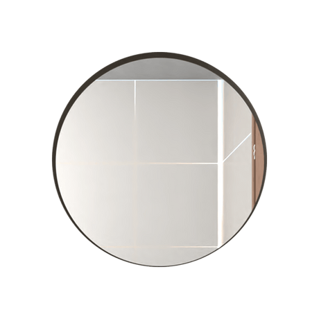 Espejo de Baño Áaron Negro 63x63cm Redondo y con Marco Metalico - Espejos de Baño | Bylmo