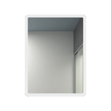 Espejo de Baño Arezzo Plateado 60x80cm Rectangular con Sandblasting - Espejos de Baño | Bylmo