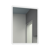 Espejo de Baño Arezzo Plateado 60x80cm Rectangular con Sandblasting - Espejos de Baño | Bylmo